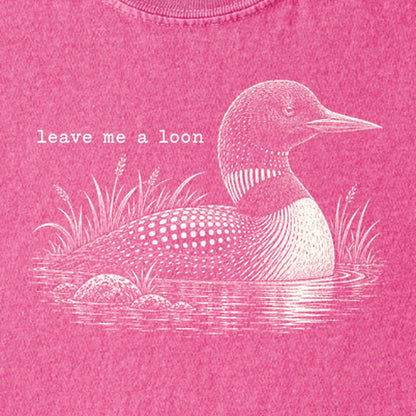 Leave Me A Loon Kids Cotton T-Shirt