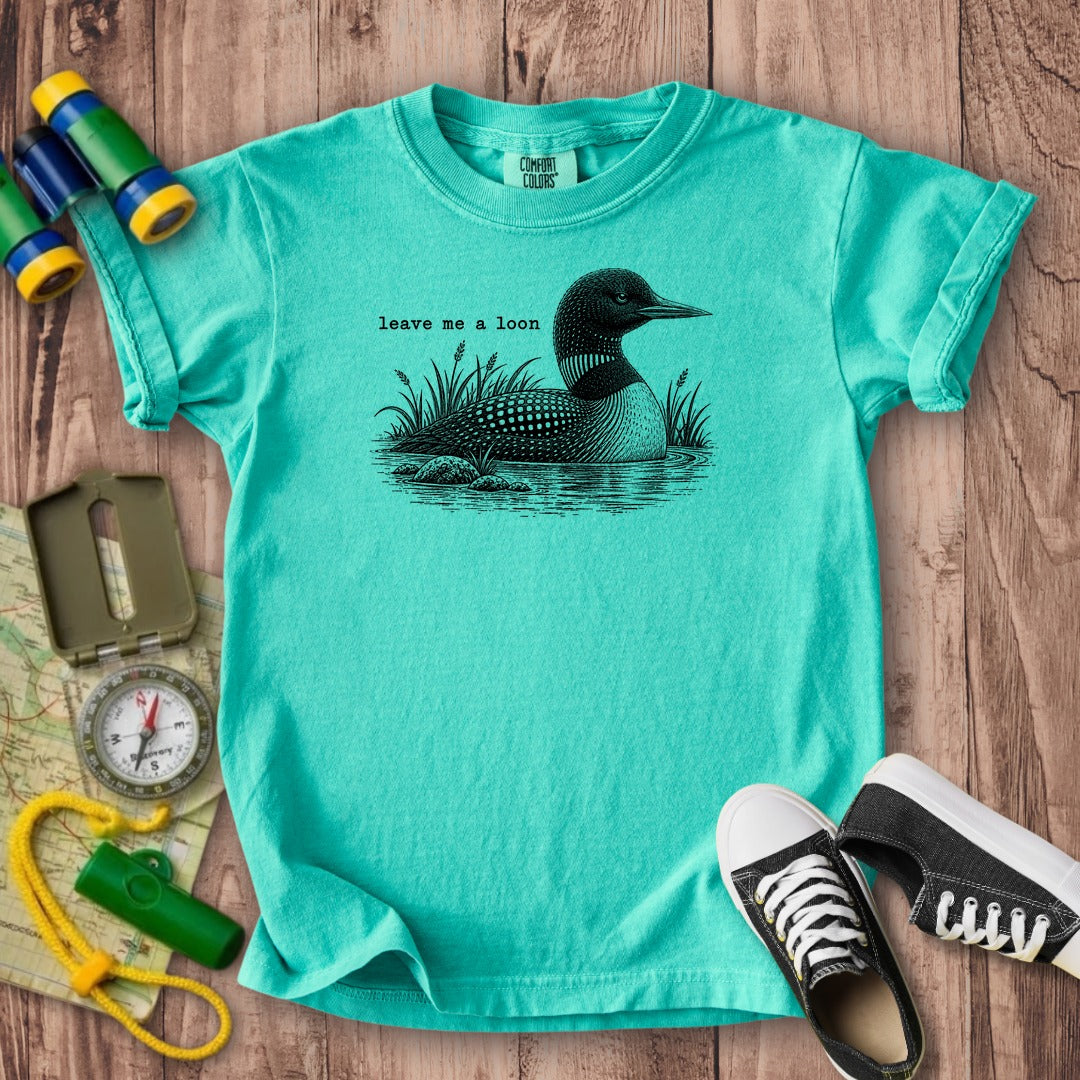 Leave Me A Loon Kids Cotton T-Shirt