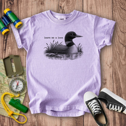 Leave Me A Loon Kids Cotton T-Shirt