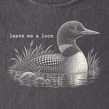 Leave Me A Loon Kids Cotton T-Shirt