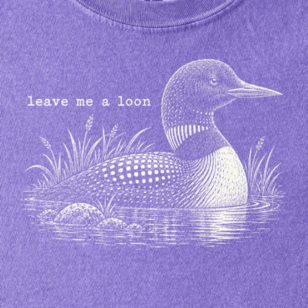 Leave Me A Loon Kids Cotton T-Shirt