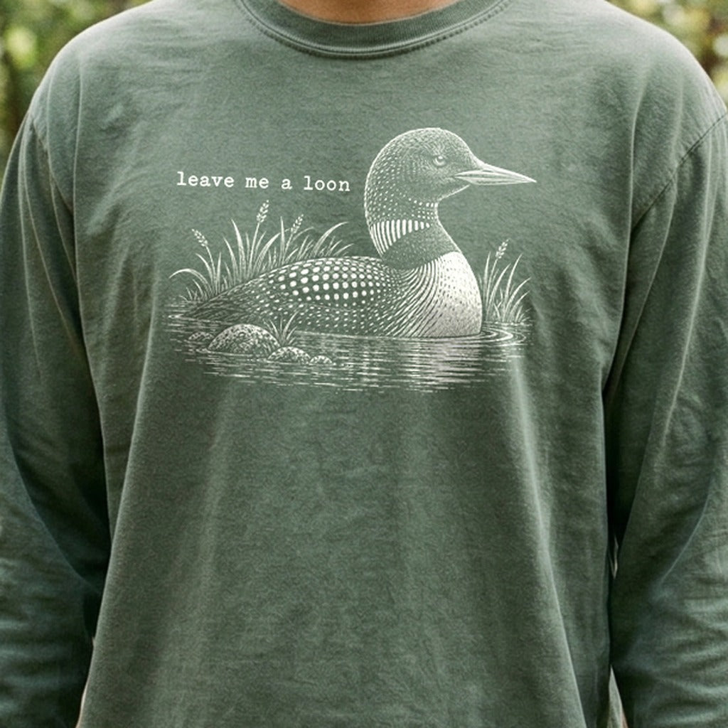 Leave Me A Loon Premium Long Sleeve