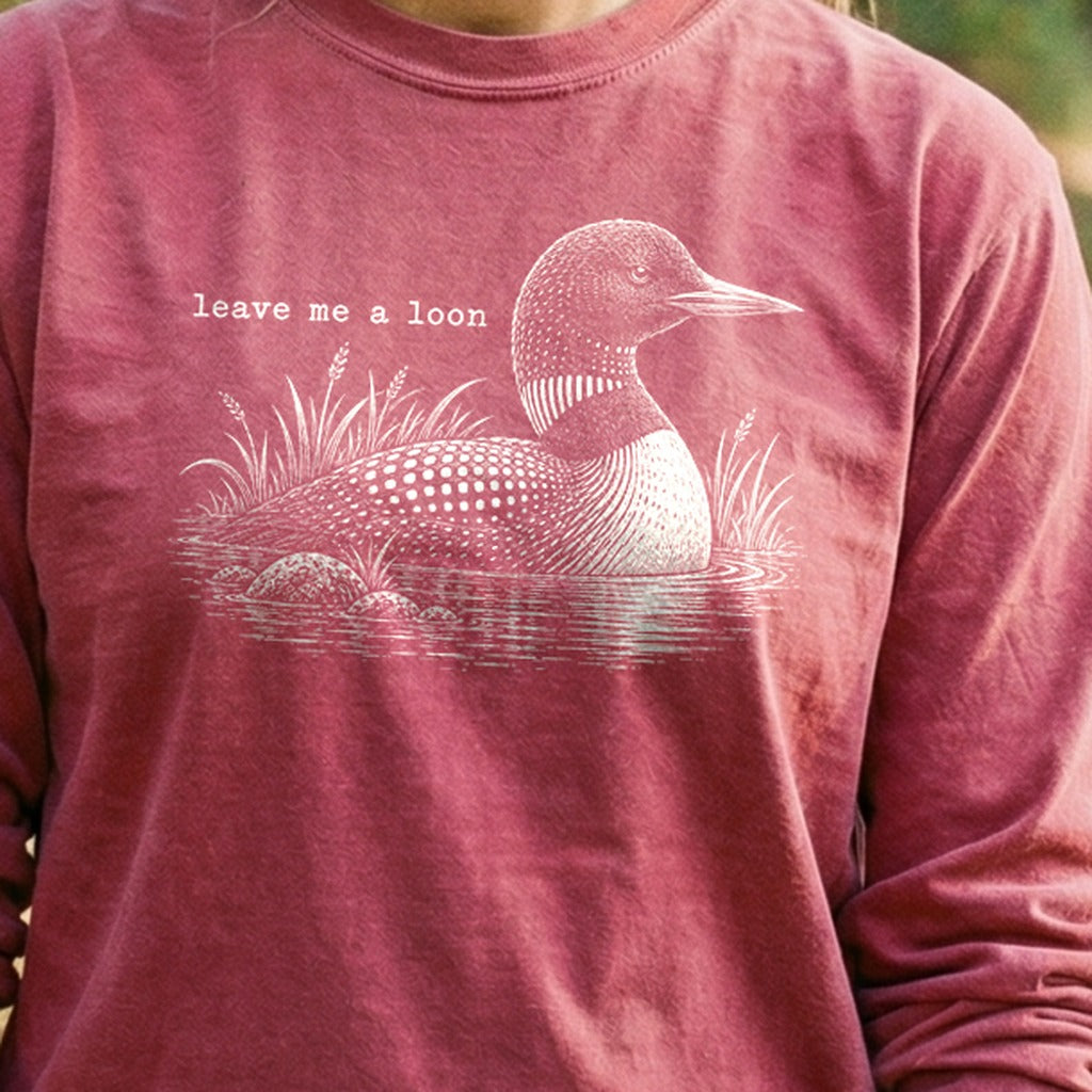 Leave Me A Loon Premium Long Sleeve