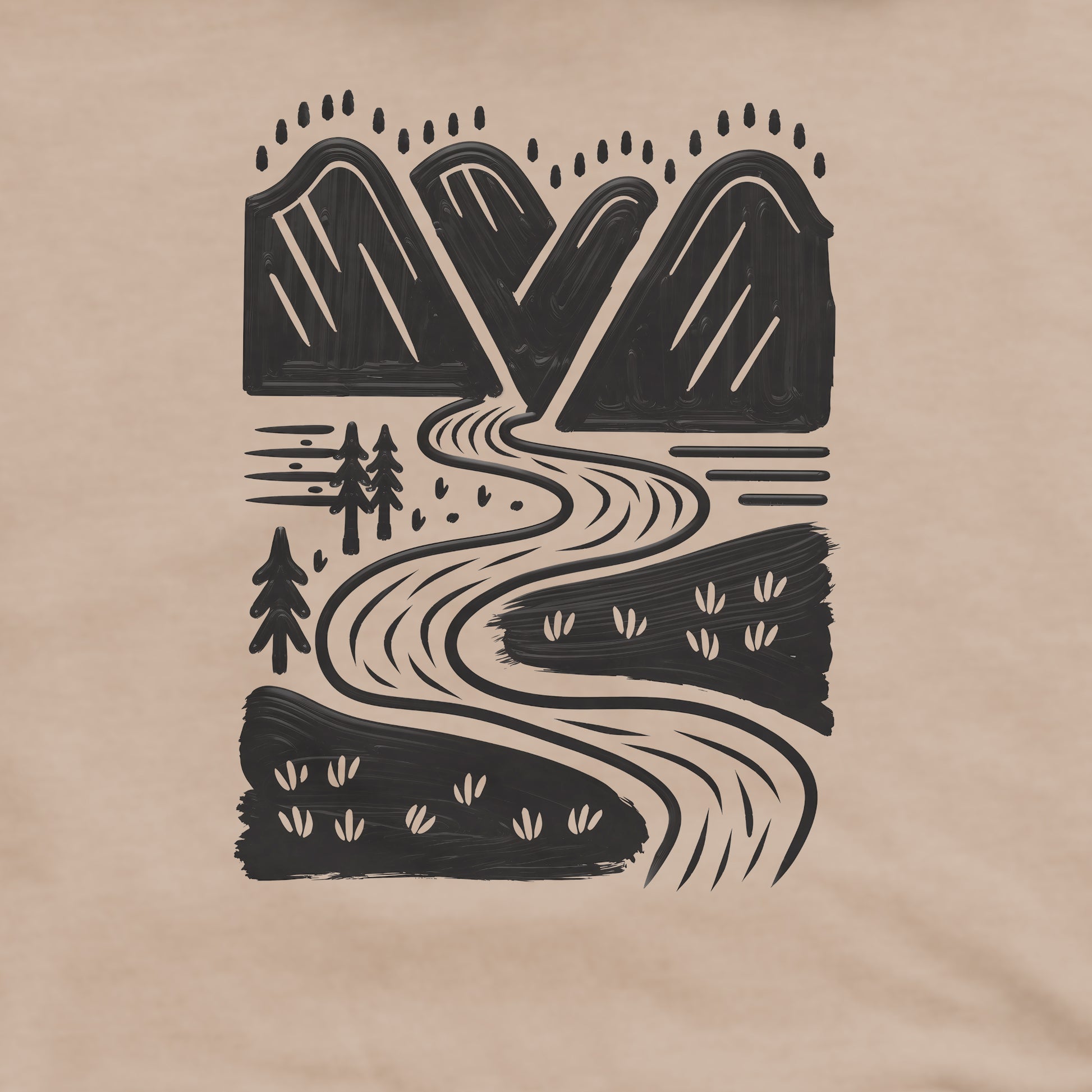 Valley Trails Crewneck Sweatshirt Adventure and Outdoors Themed Sweatshirt