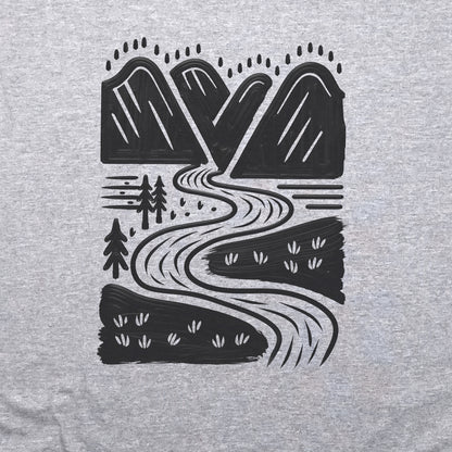 Valley Trails Crewneck Sweatshirt Adventure and Outdoors Themed Sweatshirt