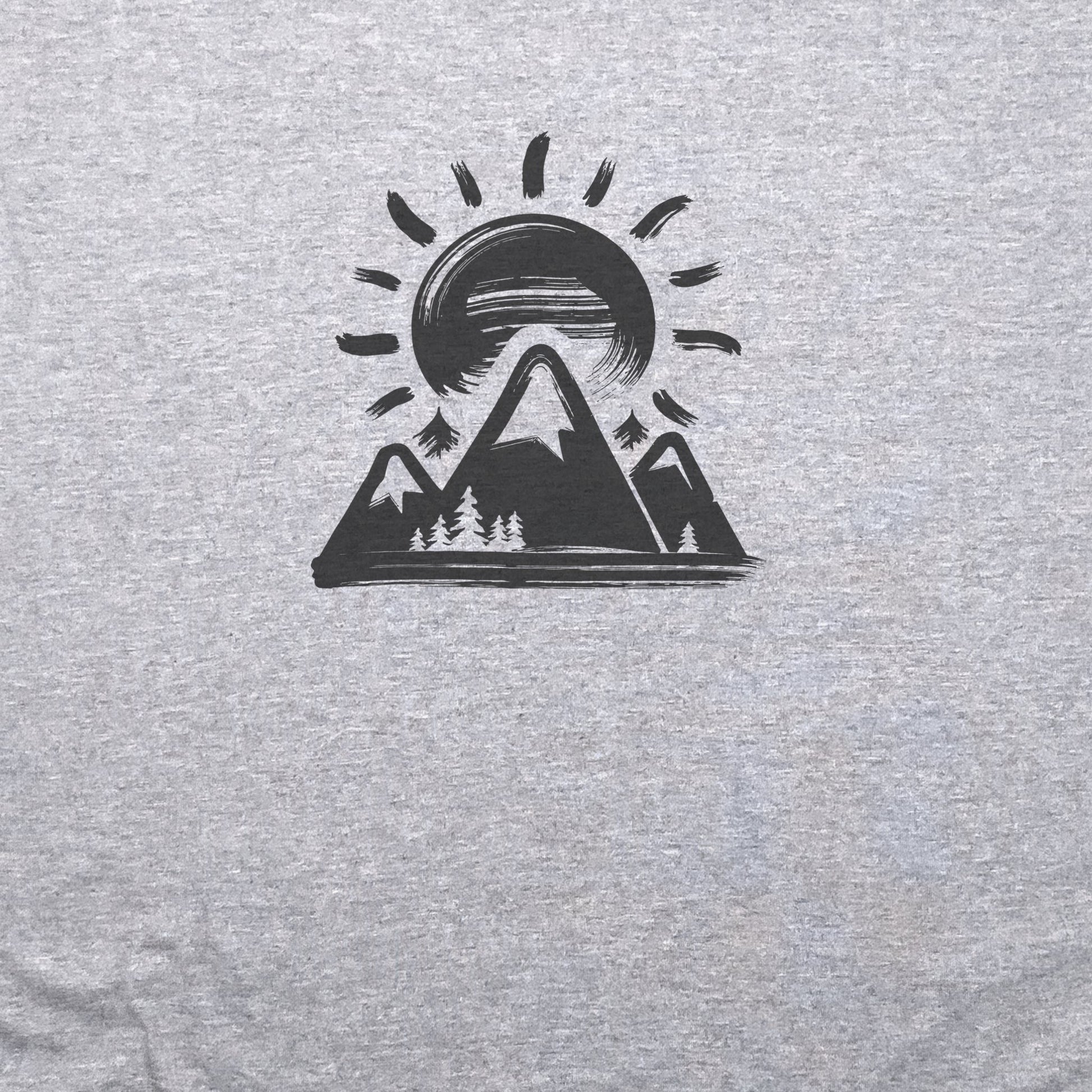 Summit Sunrise Painting T-Shirt Adventure and Outdoors Themed T-Shirt