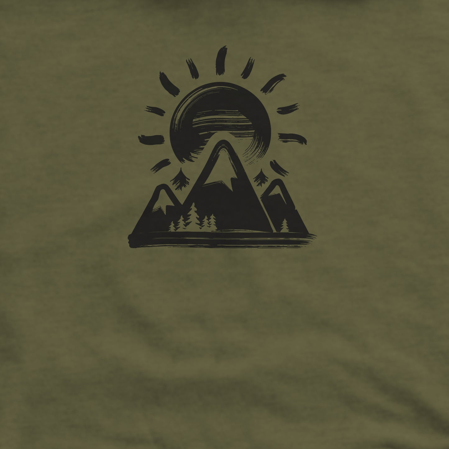 Summit Sunrise Crewneck Sweatshirt Adventure and Outdoors Themed Sweatshirt