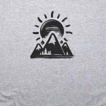 Summit Sunrise Crewneck Sweatshirt Adventure and Outdoors Themed Sweatshirt
