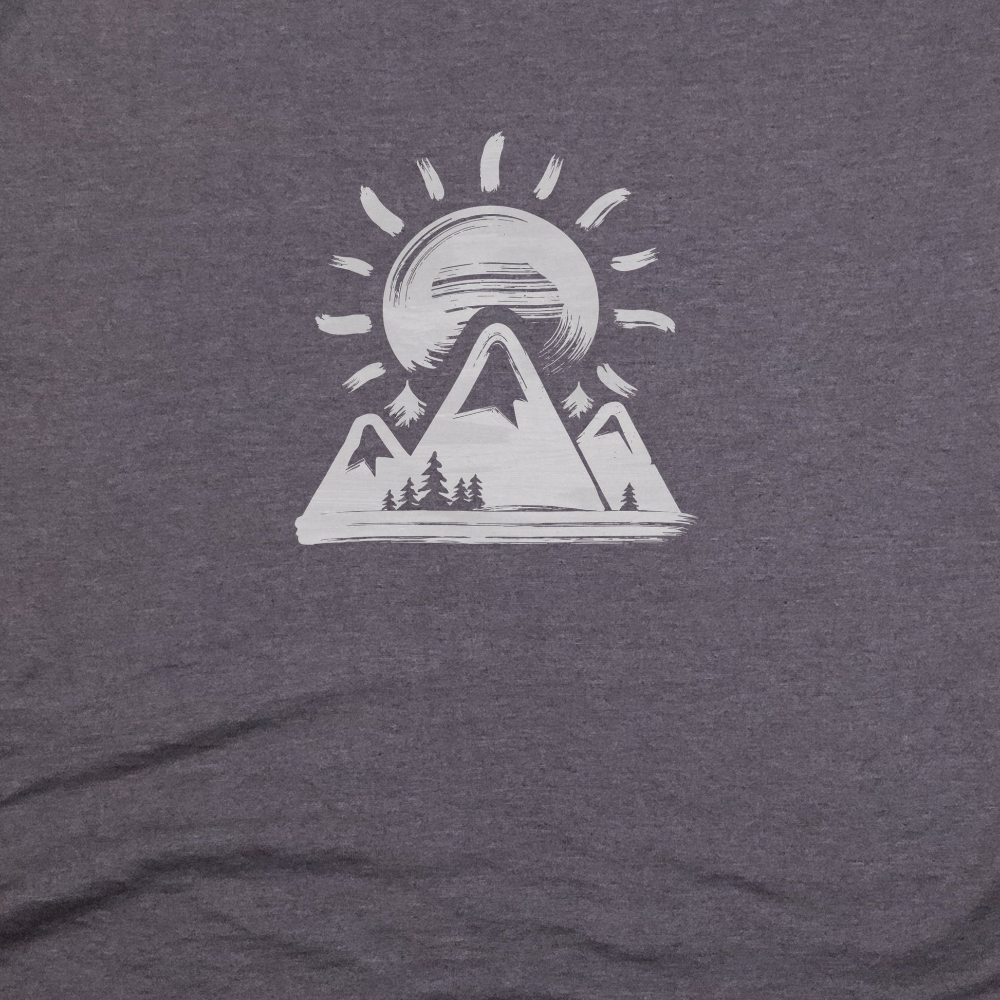 Summit Sunrise Painting T-Shirt Adventure and Outdoors Themed T-Shirt