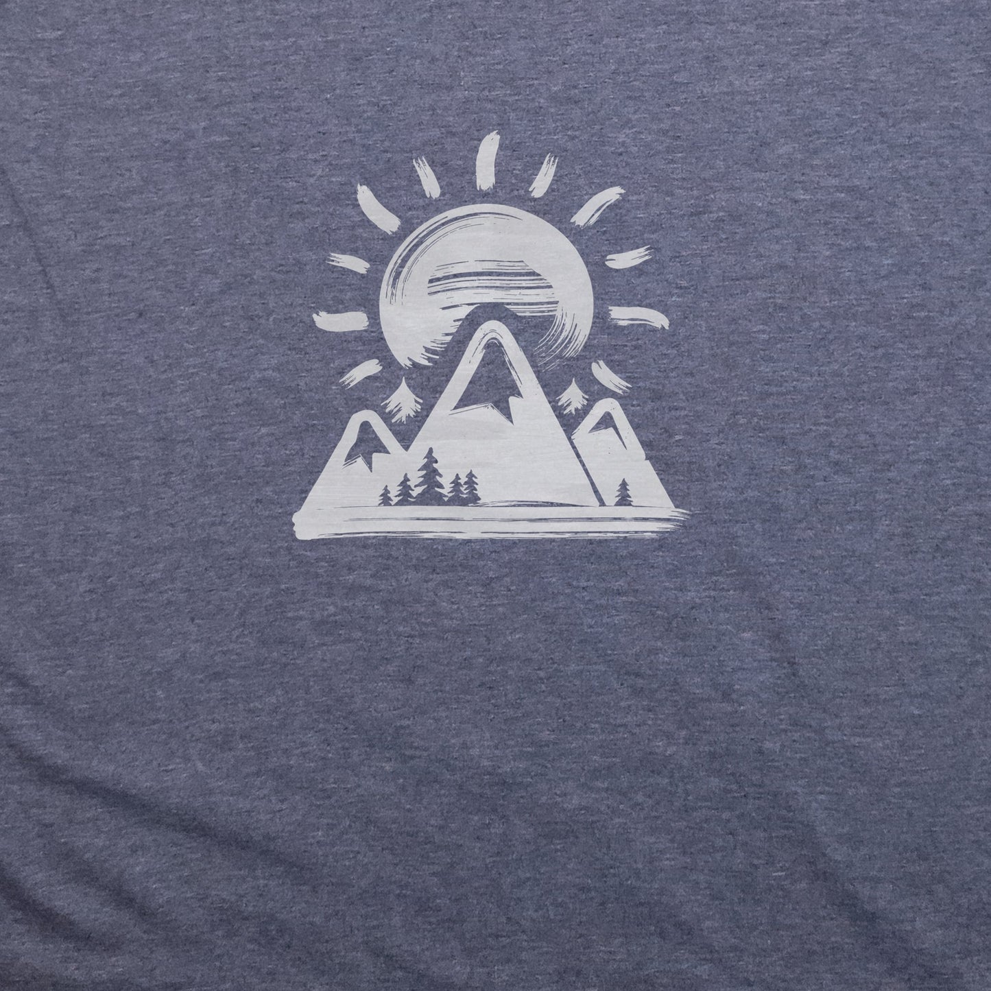 Summit Sunrise Painting T-Shirt Adventure and Outdoors Themed T-Shirt