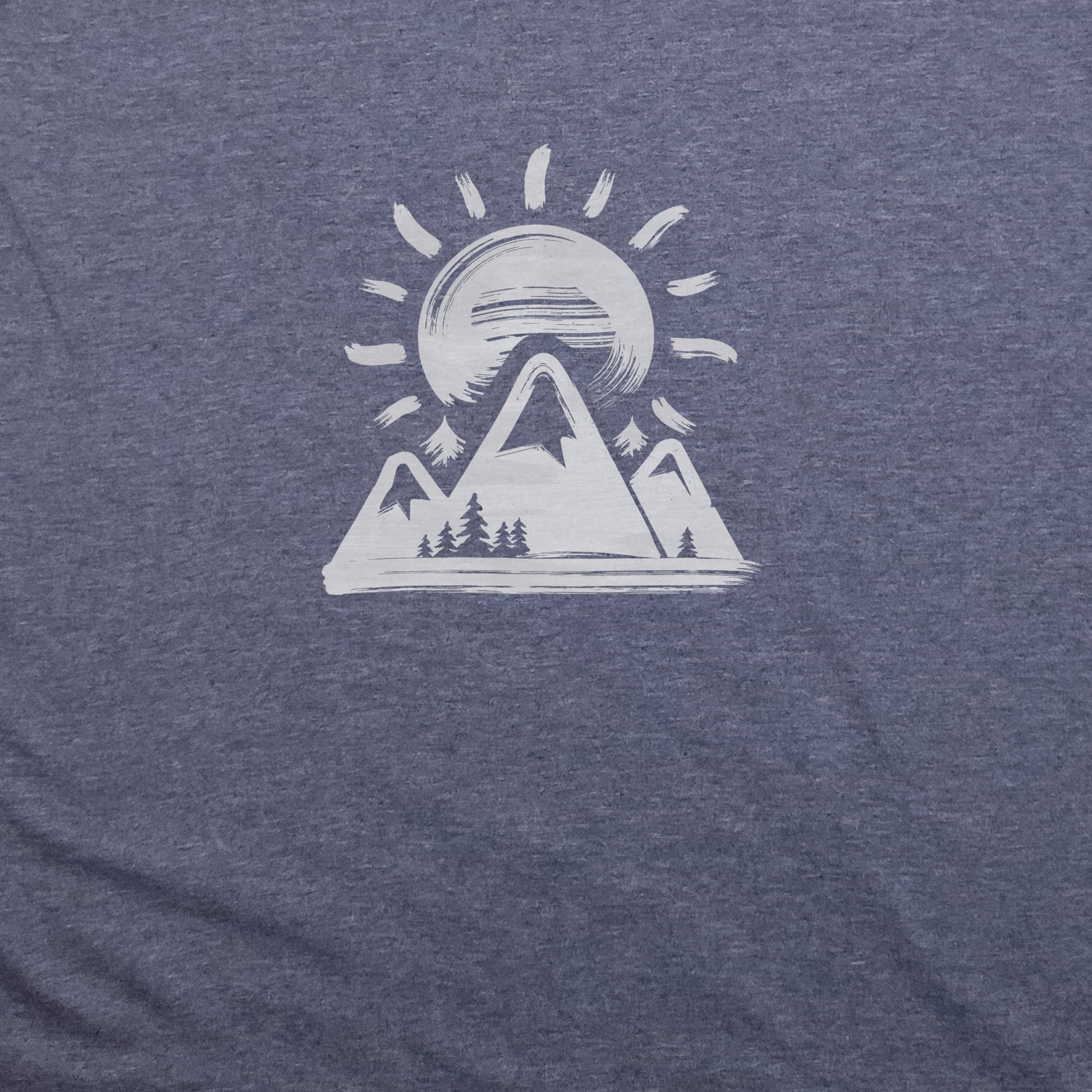 Summit Sunrise Painting T-Shirt Adventure and Outdoors Themed T-Shirt