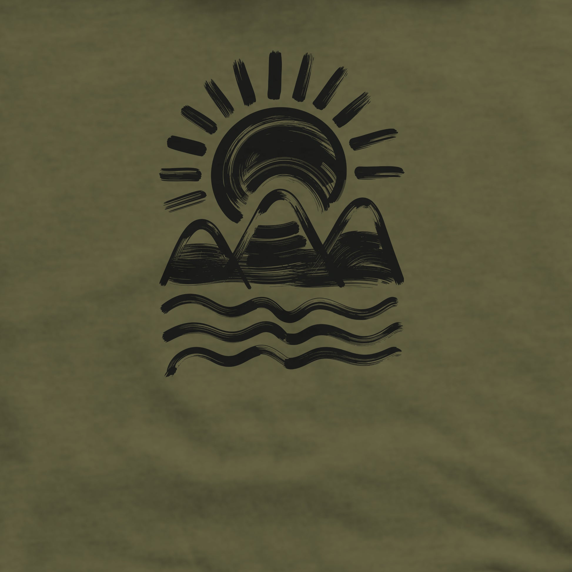 Three Sisters Mountains Crewneck Sweatshirt Adventure and Outdoors Themed Sweatshirt