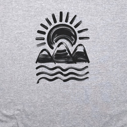 Three Sisters Mountains Crewneck Sweatshirt Adventure and Outdoors Themed Sweatshirt