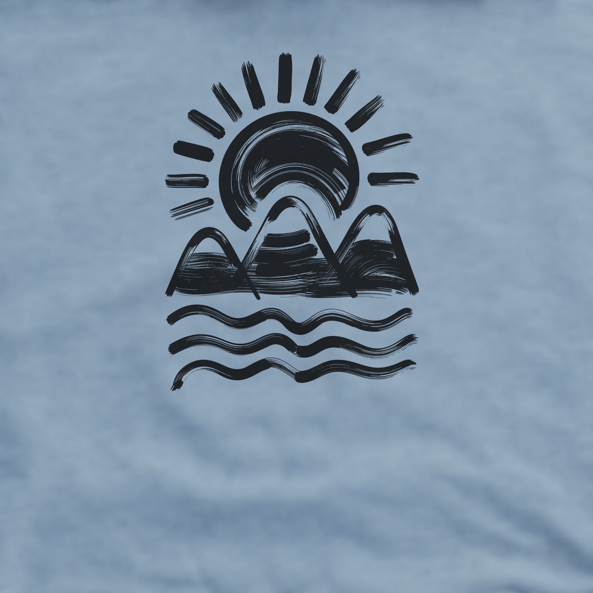 Three Sisters Mountains Crewneck Sweatshirt Adventure and Outdoors Themed Sweatshirt