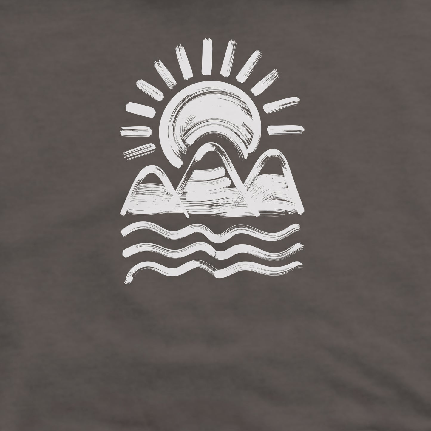 Three Sisters Mountains Crewneck Sweatshirt Adventure and Outdoors Themed Sweatshirt