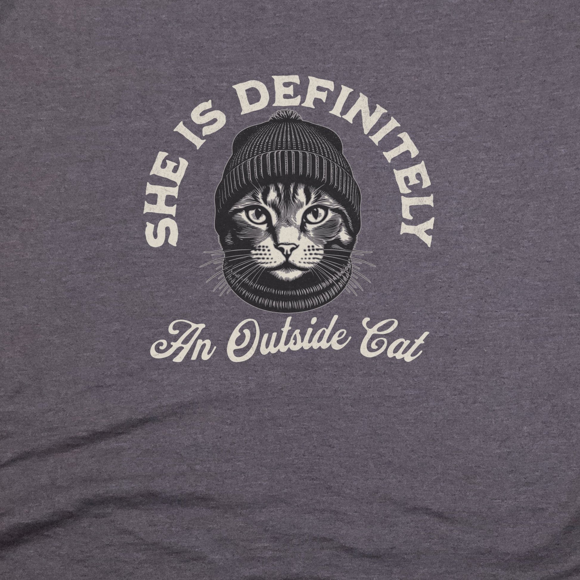 Outside Cat T-Shirt Adventure and Outdoors Themed T-Shirt