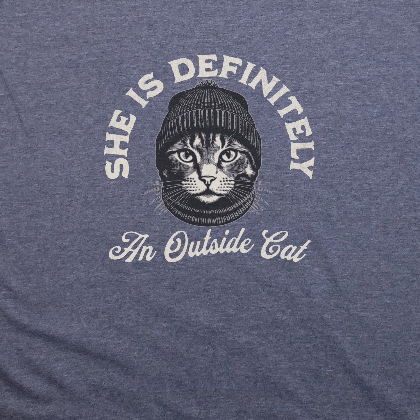 Outside Cat T-Shirt Adventure and Outdoors Themed T-Shirt
