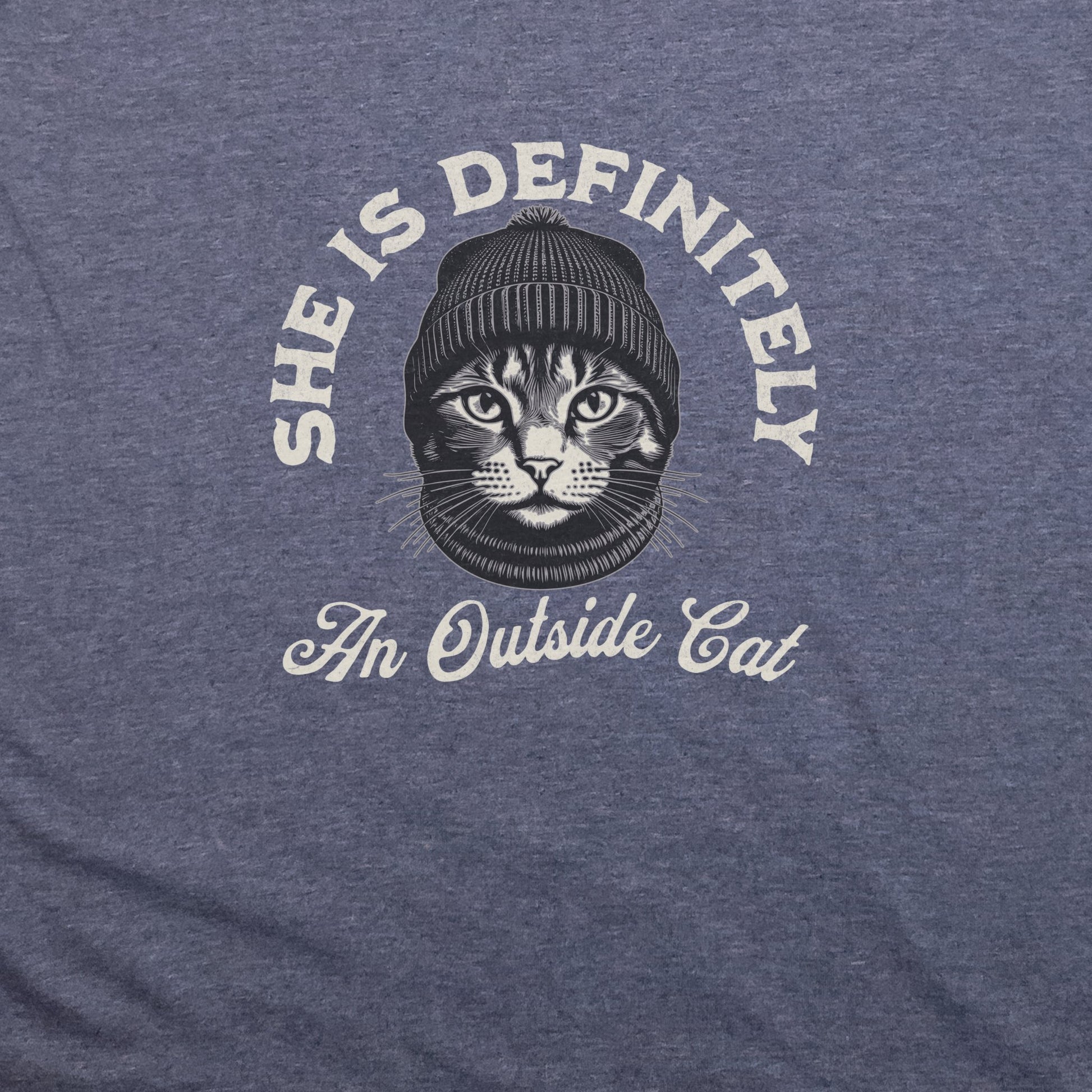 Outside Cat T-Shirt Adventure and Outdoors Themed T-Shirt