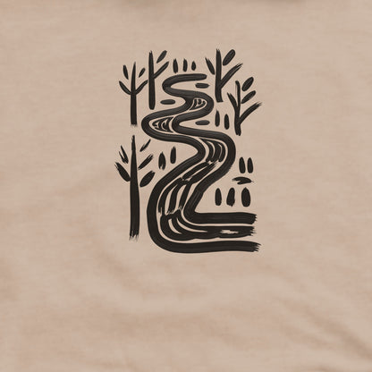 Painted River Hoodie Adventure and Outdoors Themed Hoodie
