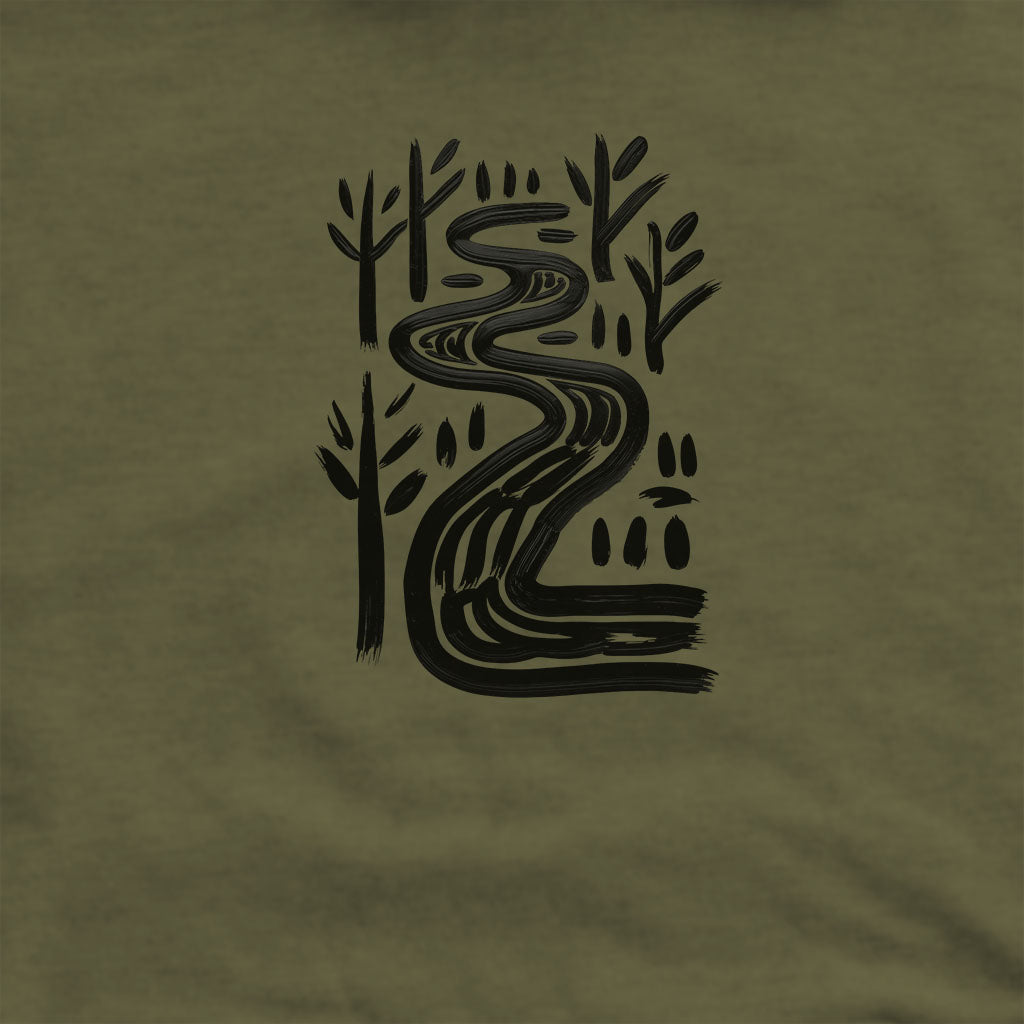 Painted River Hoodie Adventure and Outdoors Themed Hoodie