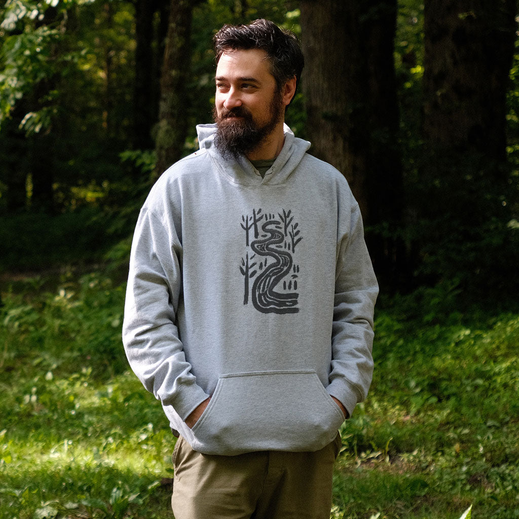 Painted River Hoodie Adventure and Outdoors Themed Hoodie