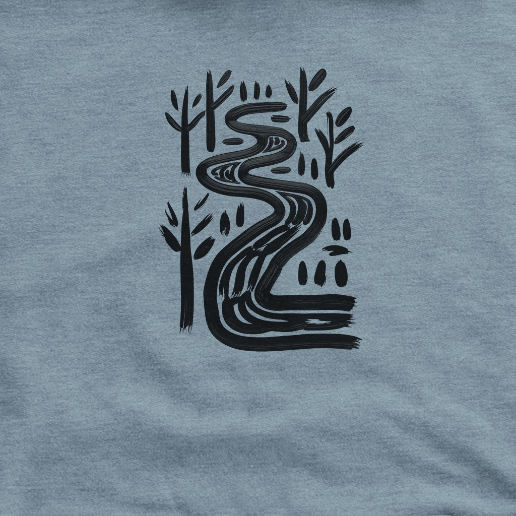 Painted River Hoodie Adventure and Outdoors Themed Hoodie