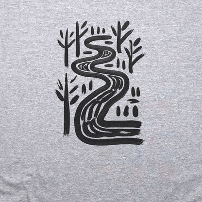 Painted River T-Shirt Adventure and Outdoors Themed T-Shirt