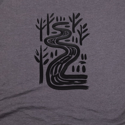Painted River T-Shirt Adventure and Outdoors Themed T-Shirt