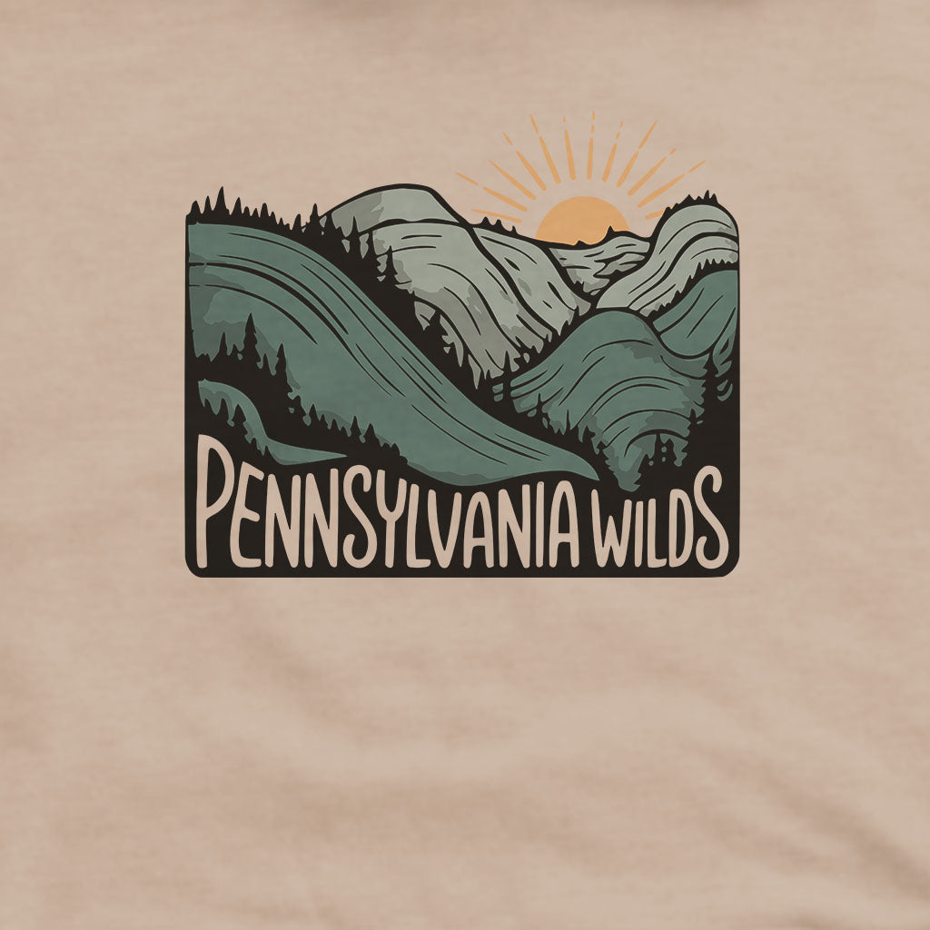 Pennsylvania Wilds Hoodie Adventure and Outdoors Themed Hoodie