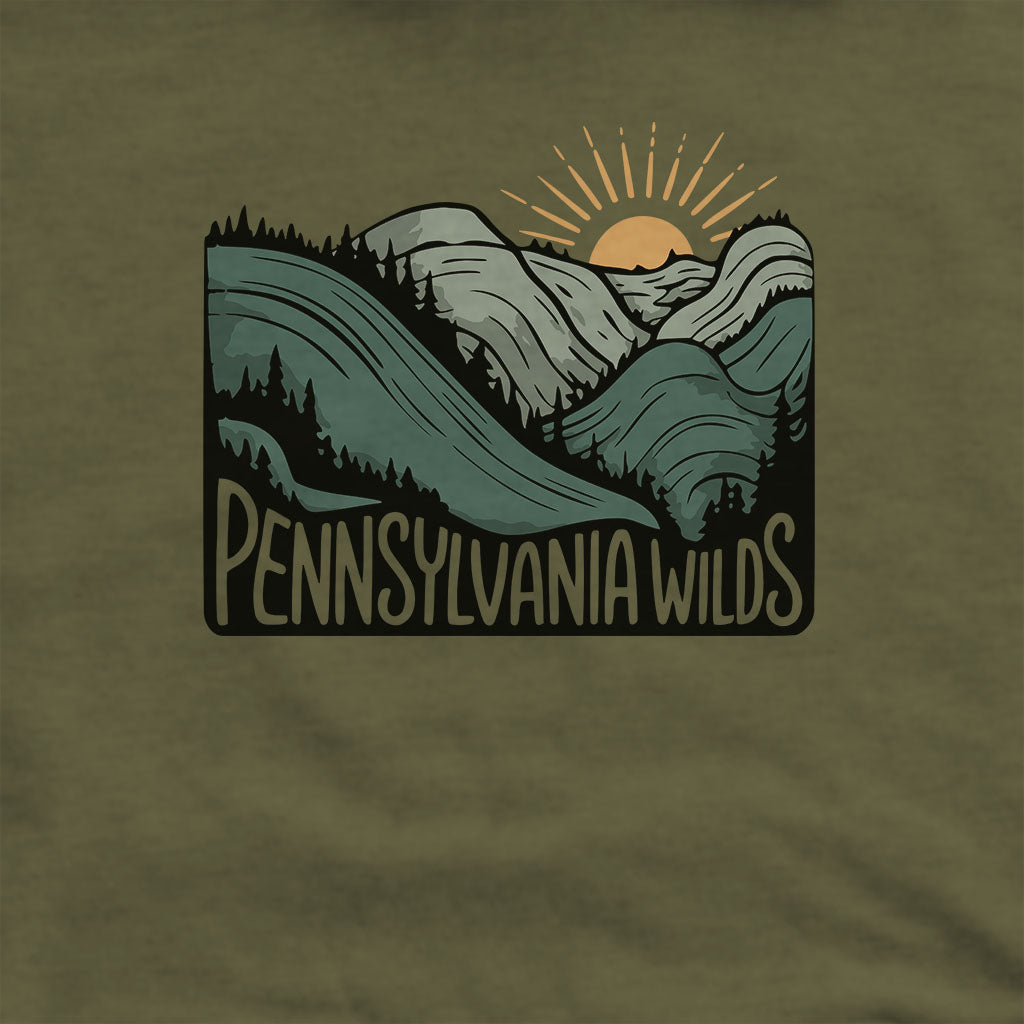 Pennsylvania Wilds Hoodie Adventure and Outdoors Themed Hoodie