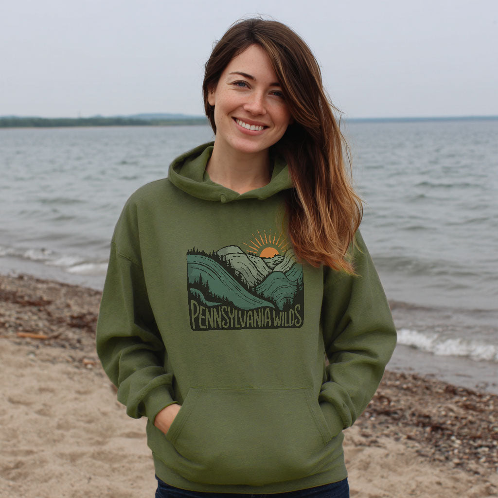 Pennsylvania Wilds Hoodie Adventure and Outdoors Themed Hoodie