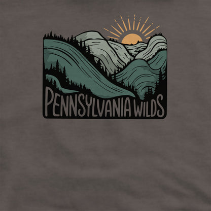 Pennsylvania Wilds Crewneck Sweatshirt Adventure and Outdoors Themed Sweatshirt