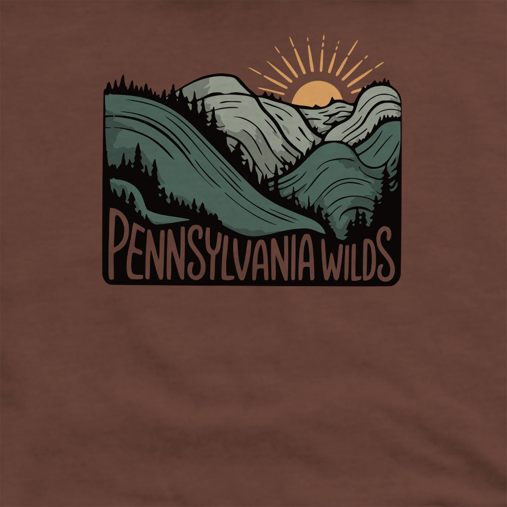 Pennsylvania Wilds Crewneck Sweatshirt Adventure and Outdoors Themed Sweatshirt