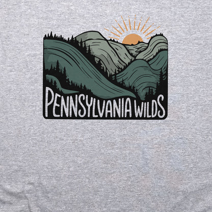 Pennsylvania Wilds Crewneck Sweatshirt Adventure and Outdoors Themed Sweatshirt