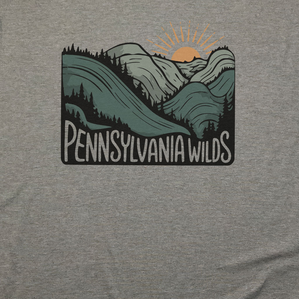 Pennsylvania Wilds T-Shirt Adventure and Outdoors Themed T-Shirt