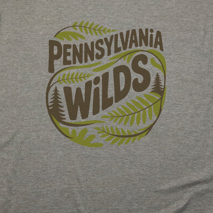 Pennsylvania Wilds Ferns T-Shirt Adventure and Outdoors Themed T-Shirt