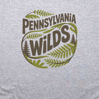 Pennsylvania Wilds Ferns T-Shirt Adventure and Outdoors Themed T-Shirt