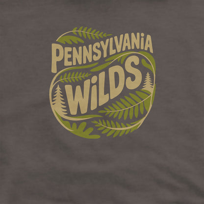 Pennsylvania Wilds Ferns Hoodie Adventure and Outdoors Themed Hoodie