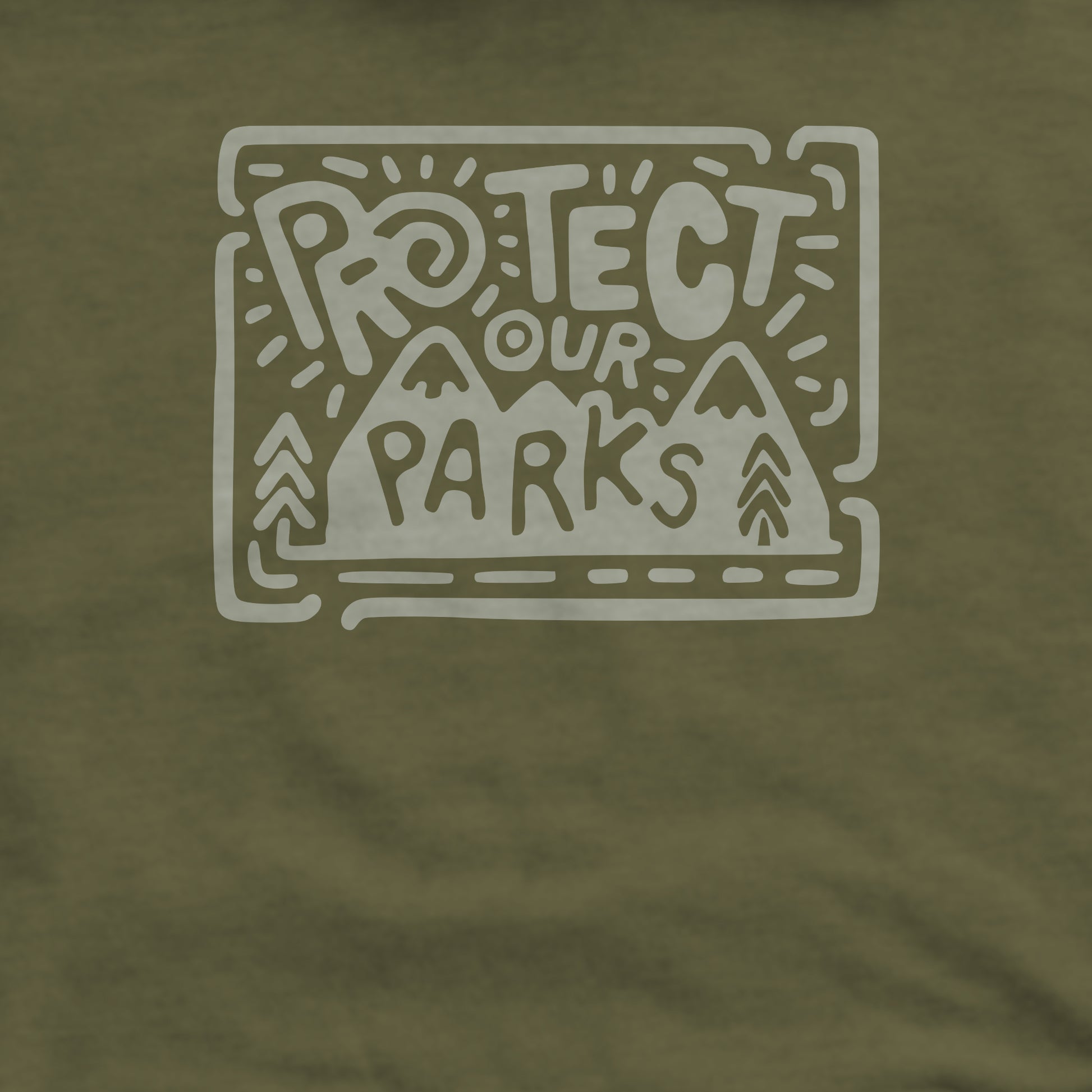 Protect Our Parks Crewneck Sweatshirt Adventure and Outdoors Themed Sweatshirt
