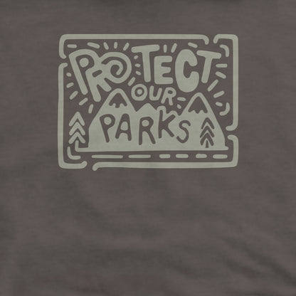 Protect Our Parks Crewneck Sweatshirt Adventure and Outdoors Themed Sweatshirt