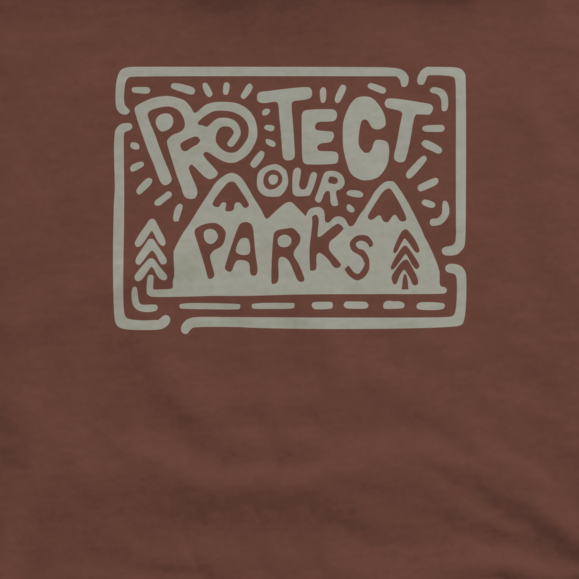 Protect Our Parks Crewneck Sweatshirt Adventure and Outdoors Themed Sweatshirt
