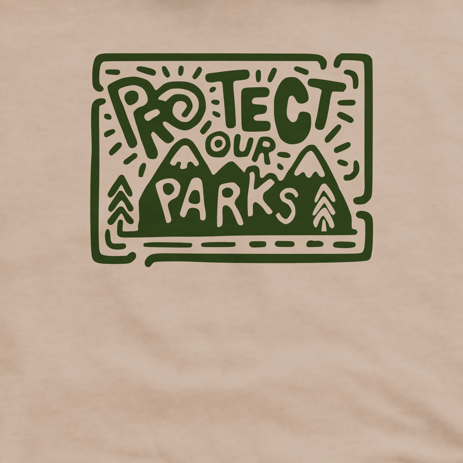 Protect Our Parks Crewneck Sweatshirt Adventure and Outdoors Themed Sweatshirt