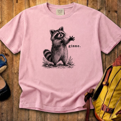 Gimme Raccoon Cotton T-Shirt