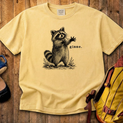 Gimme Raccoon Cotton T-Shirt