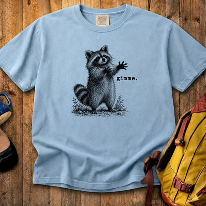 Gimme Raccoon Cotton T-Shirt