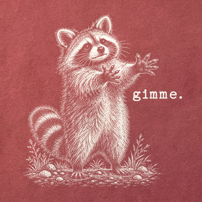 Gimme Raccoon Cotton T-Shirt