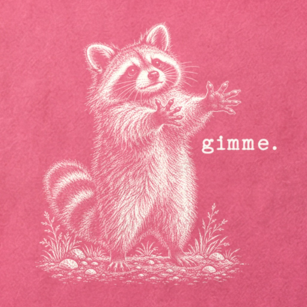 Gimme Raccoon Cotton T-Shirt