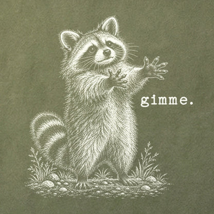 Gimme Raccoon Cotton T-Shirt