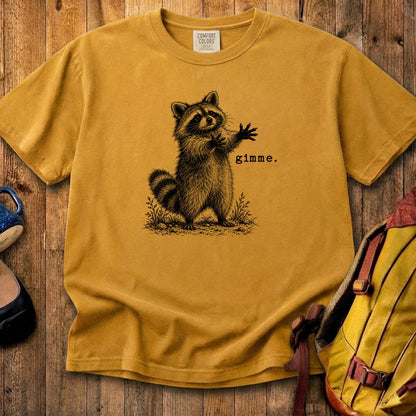 Gimme Raccoon Cotton T-Shirt