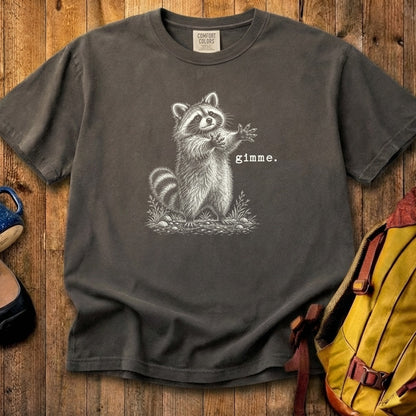 Gimme Raccoon Cotton T-Shirt